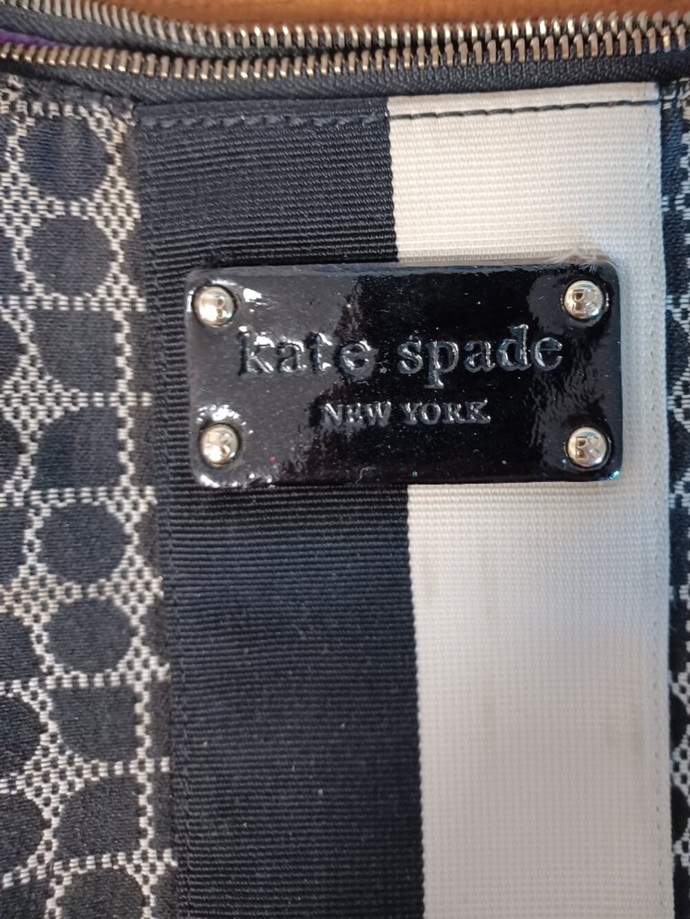 AUTHENTIC KATE SPADE POLKA DOT Handbag/purse - Picture 2 of 8